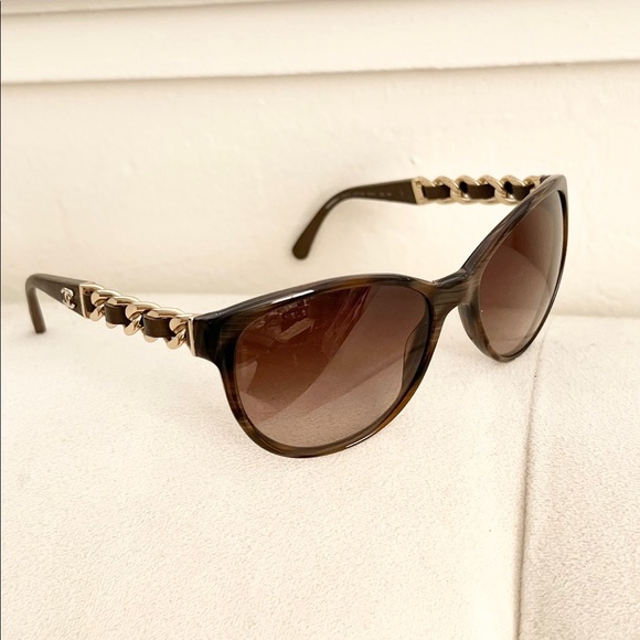 CHANEL Accessories - Chanel Chain Sunglasses